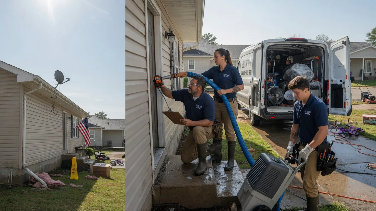 Ceiling Water Damage Restoration in Carlisle, IN near me